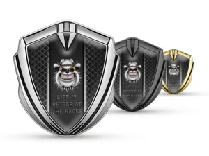 Emblema Fender Badge Metal Lucido Universale